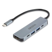 DICOTA USB-C 5-in-1 Video Hub D32060 4K PD 100W