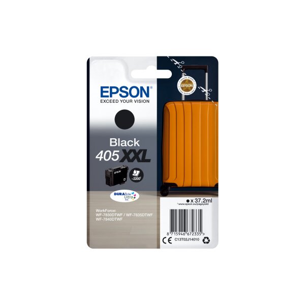 EPSON Cartouche dencre 405XXL noir T02J14010 WF-7830/7835/7840 2200 pages