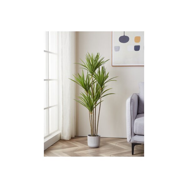 EGLO Kunstpflanze 120cm 428018 gr&uuml;n, im Topf