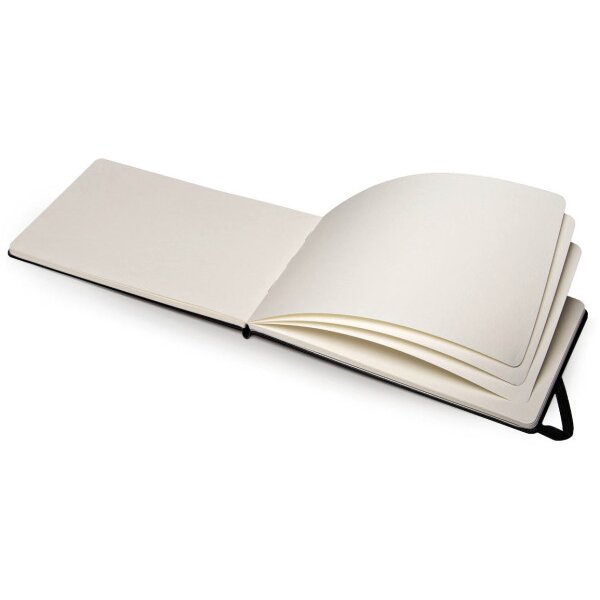 MOLESKINE Livre aquarelles A5 705625 en blanc noir