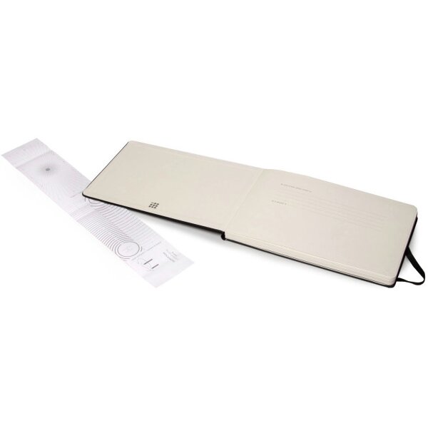 MOLESKINE Livre aquarelles A5 705625 en blanc noir