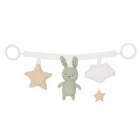 JABADABADO Kinderwagenkette Hase 49cm K123 grün