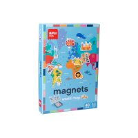 APLI KIDS Magnetspiel Weltkarte 16494 40-teilig