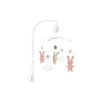 JABADABADO Mobile avec musique Lapin K113 rose