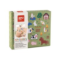 APLI KIDS Stickerspiel 19431 Tiere in der Natur