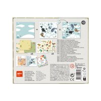 APLI KIDS Stickerspiel 19431 Tiere in der Natur