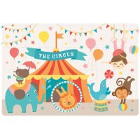 APLI KIDS Puzzle Zirkus 8x8cm 14407 Metallbox 24-teilig