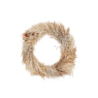 EGLO Trockenblumen MINALIN Ø36cm 428064 beige, Kranz