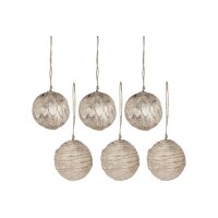 EGLO Trockenblumen Kugeln 428172 rosa 6 Stück