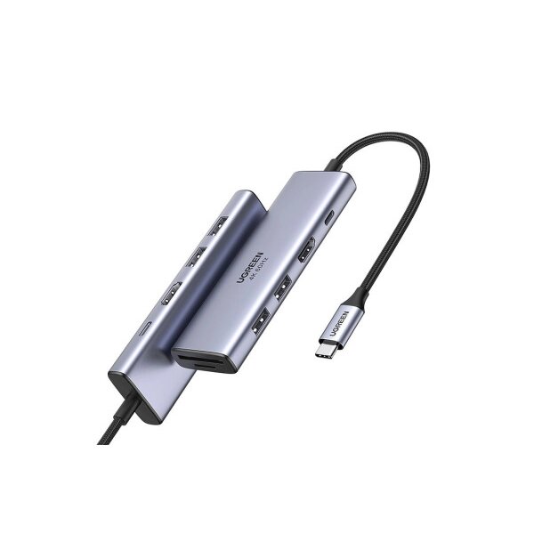 UGREEN USB-C Hub 6-in-1, 100W 60384 2xUSB 3.2 Gen1,HDMI,SD,TF,PD