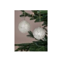 EGLO Fleurs séchées boules 428173 argent 6...