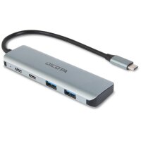 DICOTA USB-C 4-in-1 Highspeed Hub D32061 10 Gbps