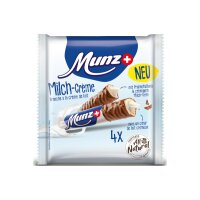 MUNZ Schokoladenriegel 01714 Milch-Crème 4x23g
