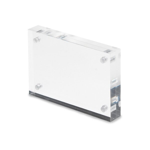DEFLECTO Bloc acryl aimant 95x65mm MCHBC11 transparent 2x7.5mm