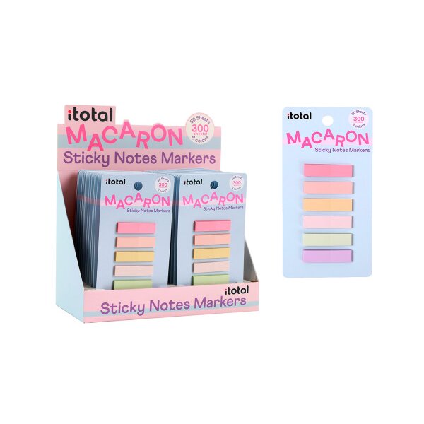 I-TOTAL Haftnotizen 10x76mm XL1840O 6x50 Blatt