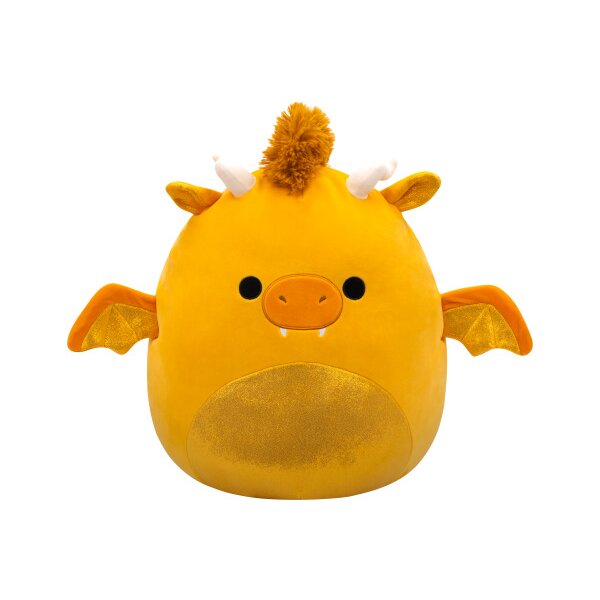 SQUISHMALLOWS Mister Dragon 40cm 6700.45339 or avec ventre scintillant
