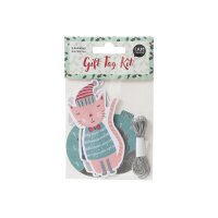 I AM CREATIVE Geschenkanhänger X-mas 4088.8 Katze,...