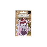 I AM CREATIVE Geschenkanhänger X-mas 4088.96 Eule,...