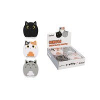 I-TOTAL Mini Notizblock 11.7x11cm XL1840B Cat, assortiert