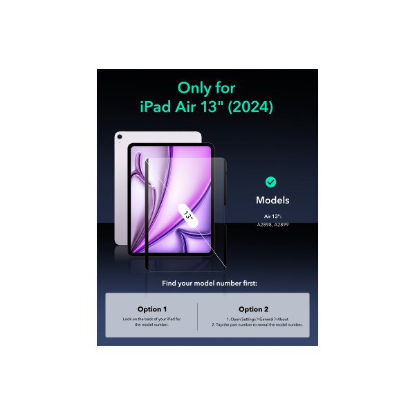 ESR Paper-Feel Magnetic Screen 3C04210100106 iPad Air13 2024
