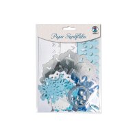 URSUS Flocons de neige papier 56680001 bleu,blanc,argent...