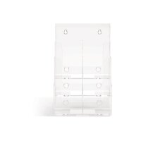 DEFLECTO Porte-brochures 245x325mm 77401 transparent long...