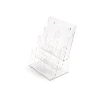 DEFLECTO Porte-brochures 245x325mm 77401 transparent long...