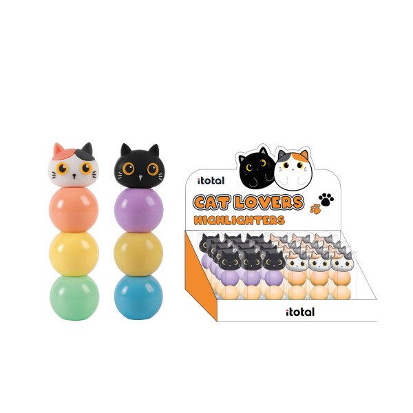 I-TOTAL Surligneur XL2219A Cat, assortis