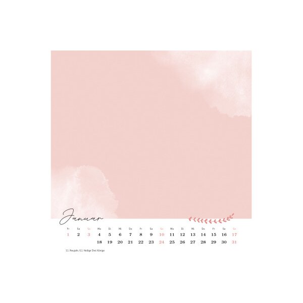 HEYE Kreativkalender 2027 23513+27 Glücksmomente 16x16.5cm