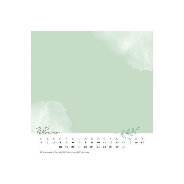 HEYE Kreativkalender 2027 23513+27 Glücksmomente 16x16.5cm