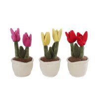 ROOST Plüsch Tulpe 27cm 660627 assortiert