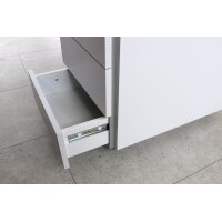 APOLLO Caisson de bureau VLC30/W/W/GL blanc, 3 tiroirs