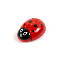 ROOST Aimant Coccinelle 4x3cm PA-M2476 rouge, schwarz