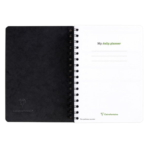 BIELLA Agenda AgeBag non dat&eacute; 782391C my Daily 125 feuilles noir A5