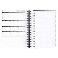 BIELLA Agenda AgeBag non daté 782391C my Daily 125 feuilles noir A5