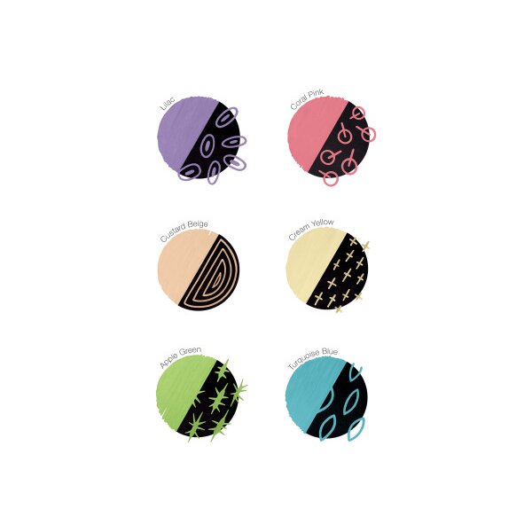 COPIC Marker acrea Set Light 20077602 6 couleurs