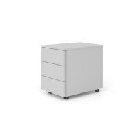 APOLLO Caisson de bureau VLC30/5/5/GL gris, 3 tiroirs