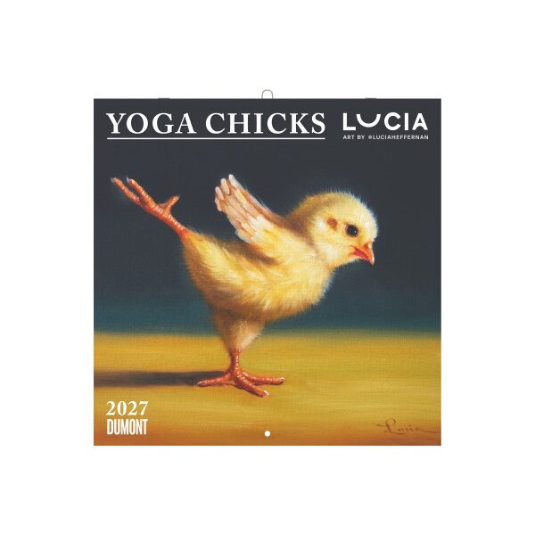 DUMONT Calendrier 2027 261558 Yoga Chicks 30x30cm