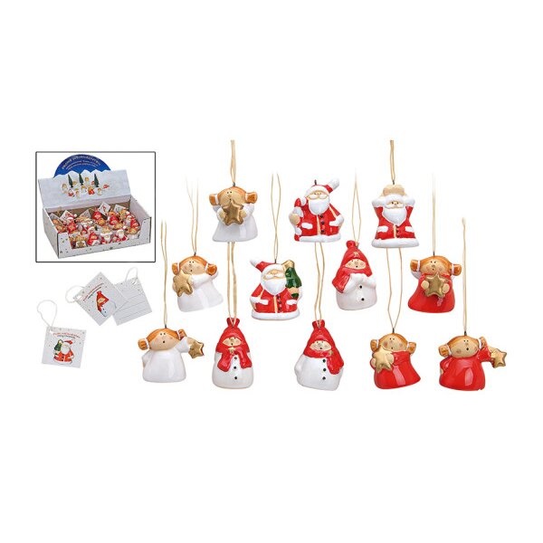 ROOST Affiches de No&euml;l 3x4.5cm 10016700 Figurines de No&euml;l, assortis