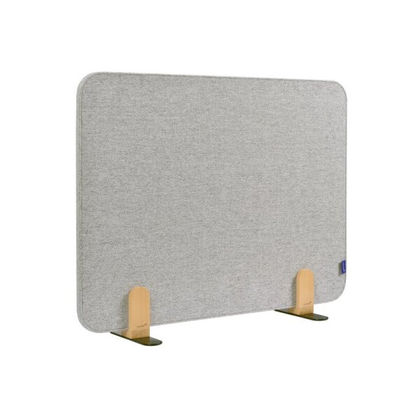 LEGAMASTER Séparateur de bureau 80x60cm 7-209830 ELEMENTS, gris, pied de sup.