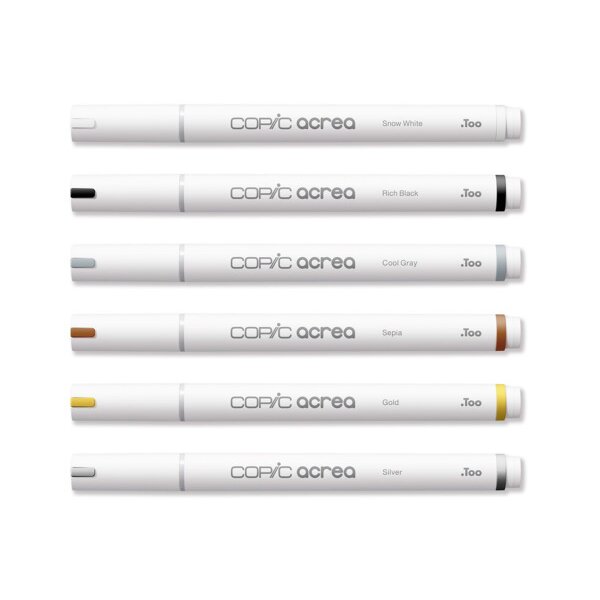 COPIC Marker acrea Set Essentials 20077600 6 couleurs