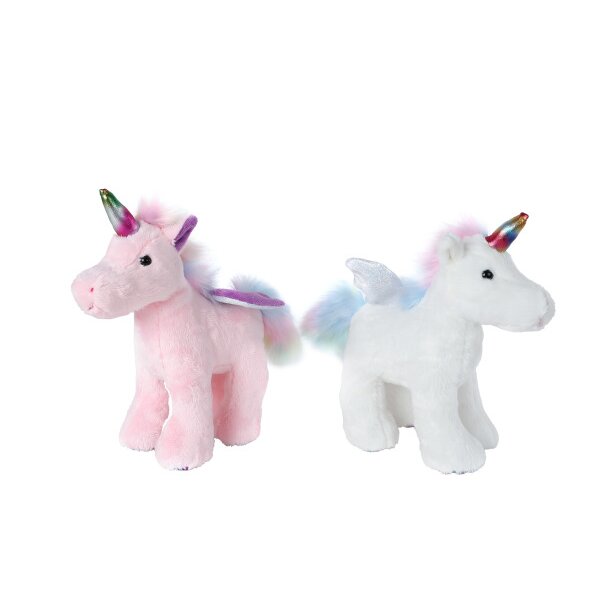 ROOST Plüsch Einhorn 22cm 660604 assortiert