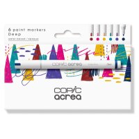 COPIC Marker acrea Set Deep 20077603 6 Farben