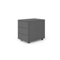 APOLLO Caisson de bureau VLC30/G/G/GL graphite, 3 tiroirs