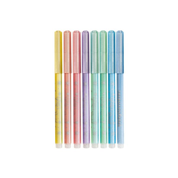 EBERHARD FABER Filzstifte Glitzer pastell 551009 8er Kartonetui