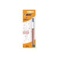 BIC Stylo à bille 999916 4 Colours, rosegold