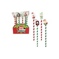 ROOST Bleistift mit Radierer XREA-023 XMas, assortiert
