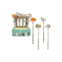 ROOST Crayon avec gomme REA-1075 Chat, assorti