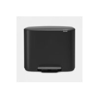 BRABANTIA Treteimer BO 121104 3x11 L schwarz matt