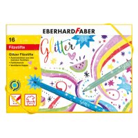 EBERHARD FABER Filzstifte Glitzer 551016 16er Geschenkkarton